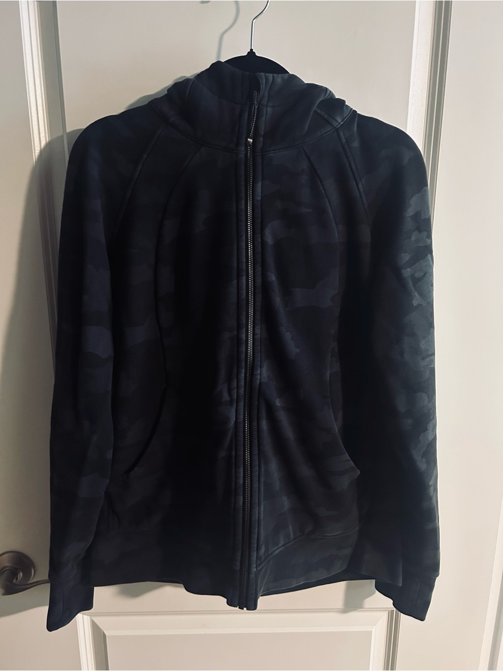 Lululemon Scuba Full Zip Camo Hoodie Sweatshirt EUC - Size 14
